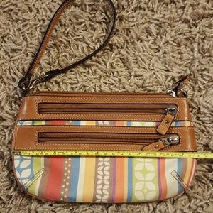 Large Fossil Wristlet 3 zips